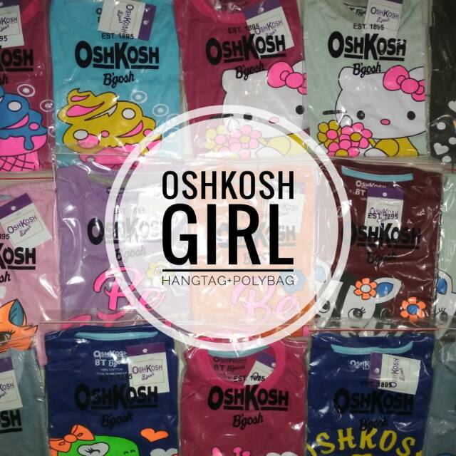 Kaos oshkosh anak perempuan