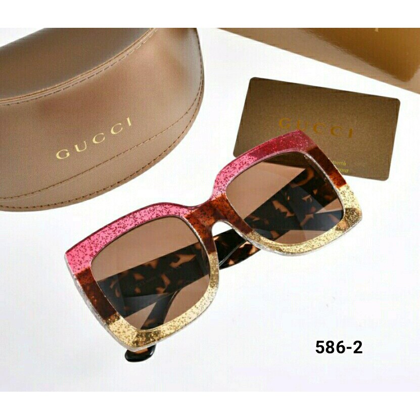 Kacamata Gucc-i Square Frame Rank & Style 586 94 ML