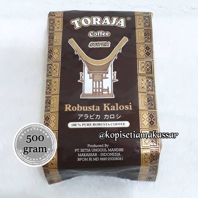 

Kopi Toraja Robusta Kalosi 500 gram