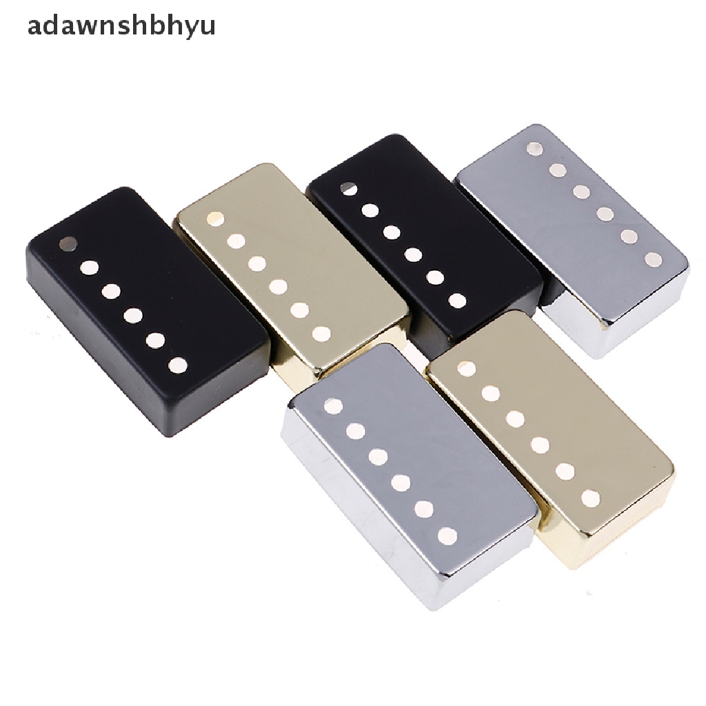 Adawnshbhyu Penutup pickup humbucker Bahan Metal 50/52mm Untuk Gitar Elektrik