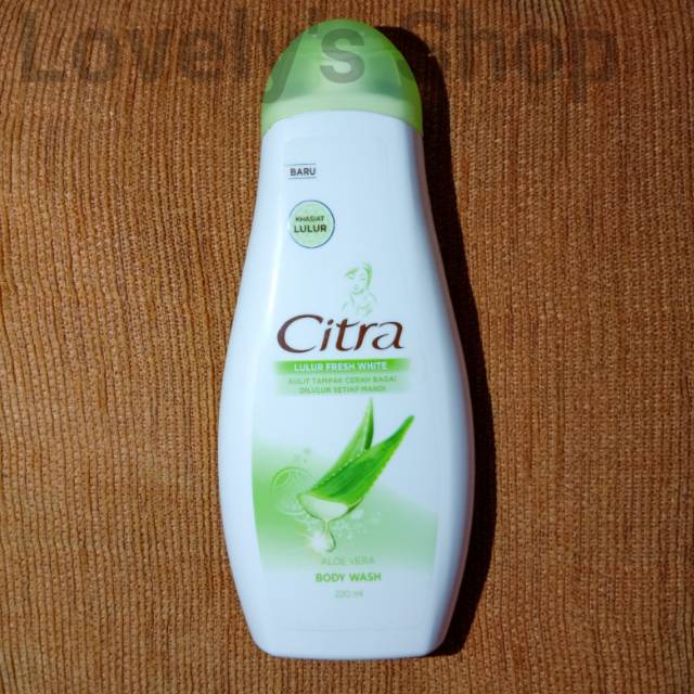 CITRA LULUR FRESH WHITE ALOE VERA BODY WASH 220ML