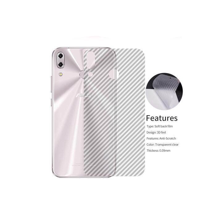 Back Skin Carbon Zenfone 5Z  - Skin Carbon Asus Zenfone 5Z