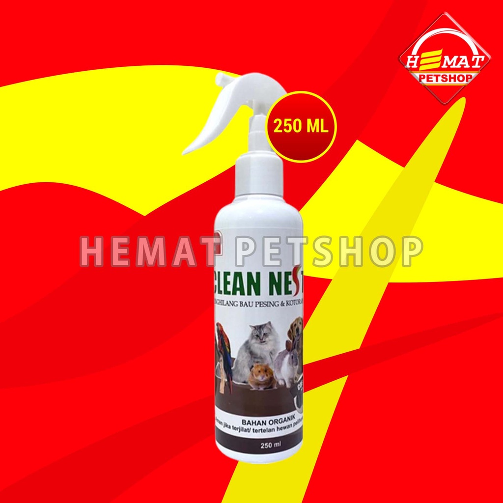 Pengilang Bau Organik Aman Clean Nest Spray 250ml