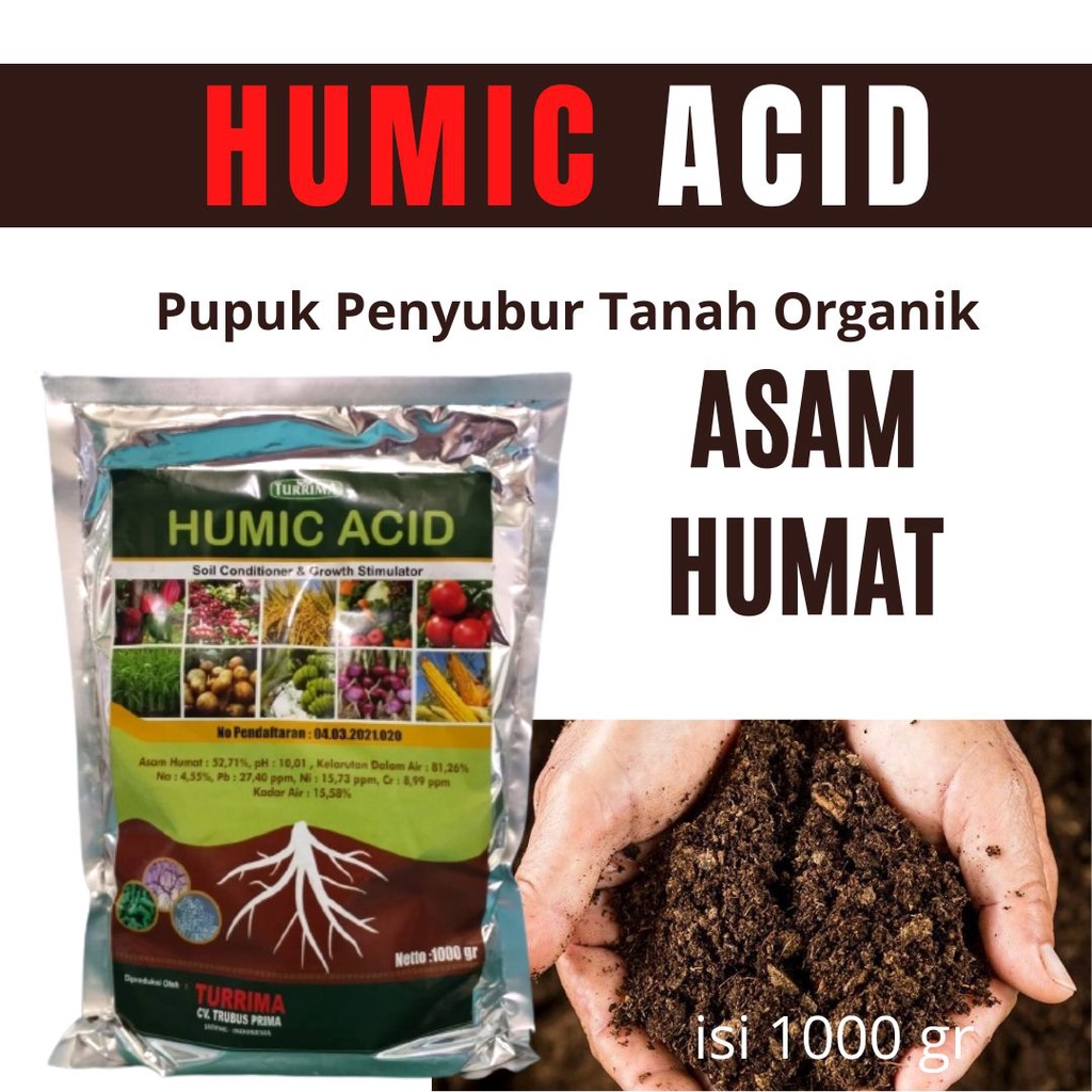 Pupuk Cabai Agar Berbuah Lebat Humic Acid, Asam Humat Untuk Cabe, Pupuk Untuk Tanah Asam