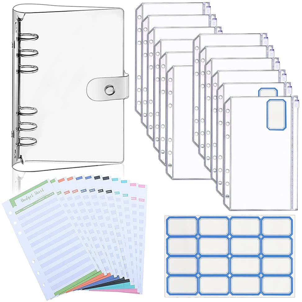 Binder Uang Transparan Financial Planner Perencanaan Keuangan Starter Pack