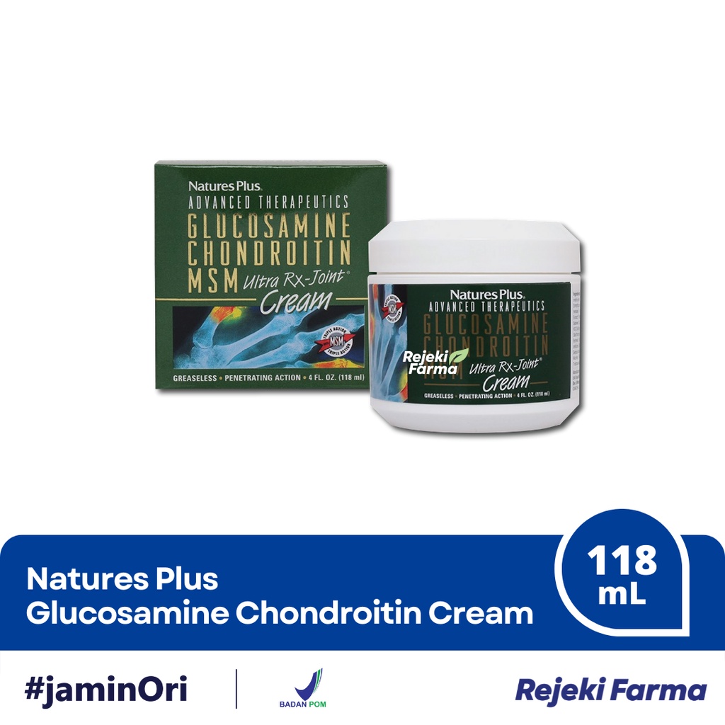 Natures Plus Ultra Rx-Joint GLUCOSAMINE CHONDROITIN Cream - Nature's