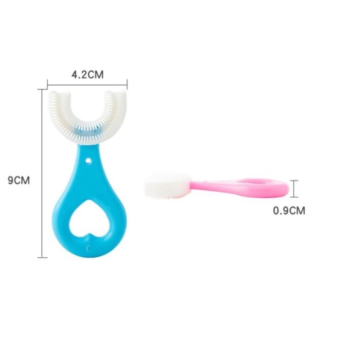 NA - SIKAT GIGI TRAINING BRUSH SIKAT GIGI BAYI U SMILE TOOTHBRUSH BABY