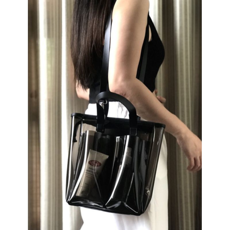 Tas Mika New Normal / PVC Bag / Tas Transparant / Tote Bag / Tas / Tas Wanita / Slingbag