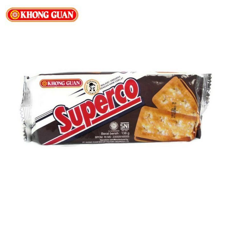 

Khong Guan Superco Biscuits Chocolate 138gr