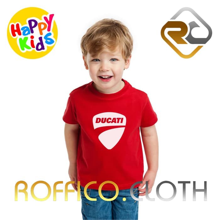 Tshirt Baju Kaos Anak Logo Ducati