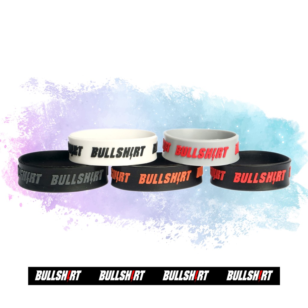 (1 pcs gelang) Bullshirt Rubber Bracelet | Gelang Karet Distro Original 02