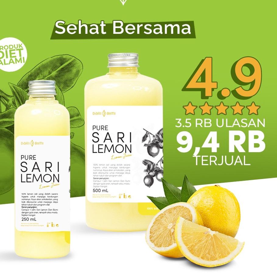 

limited Edition✔️Sari Lemon Asli Minuman Diet Alami Dari Bumi Premium Pure Original|KD2