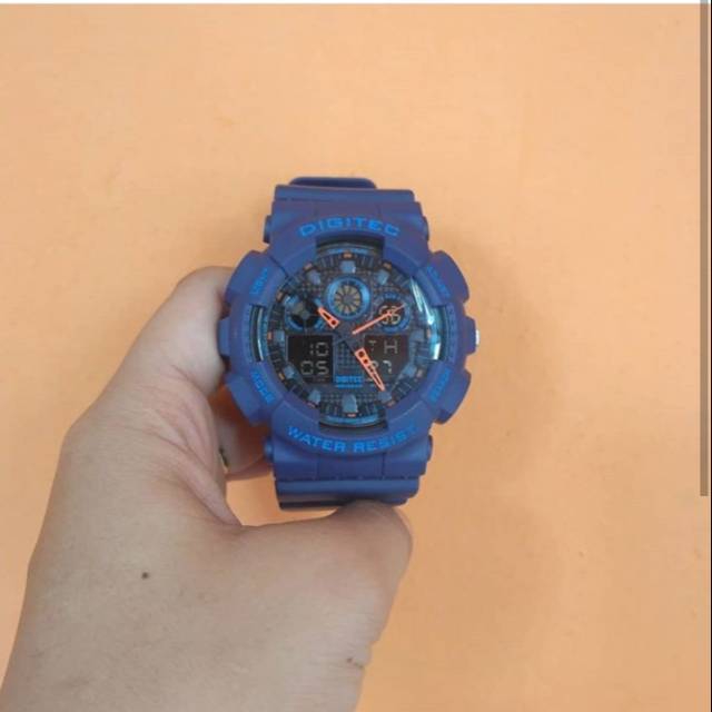 Digitec dual time original jam tangan pria