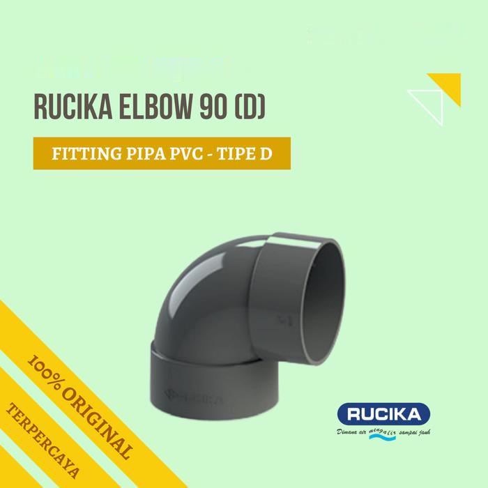 ELBOW knee 1 1/4 INCH 90 d RUCIKA D Fitting sambungan pipa pvc 1 1/4&quot;