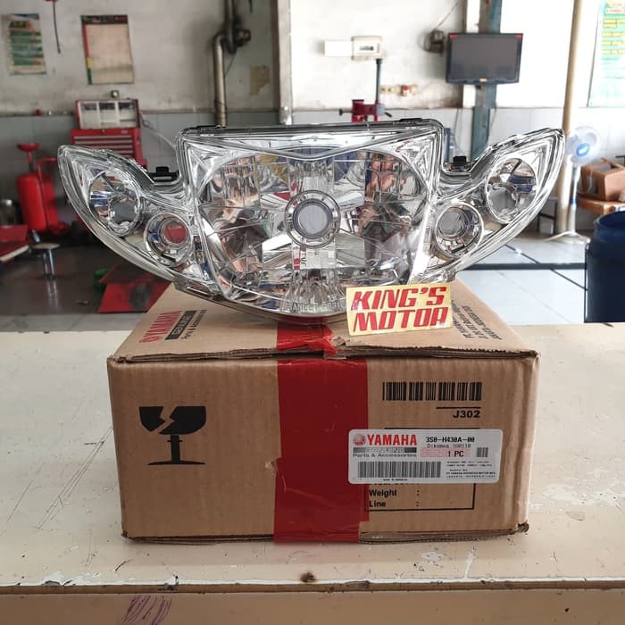 lampu depan vega r new / reflektor vega r new asli yamaha ori ygp