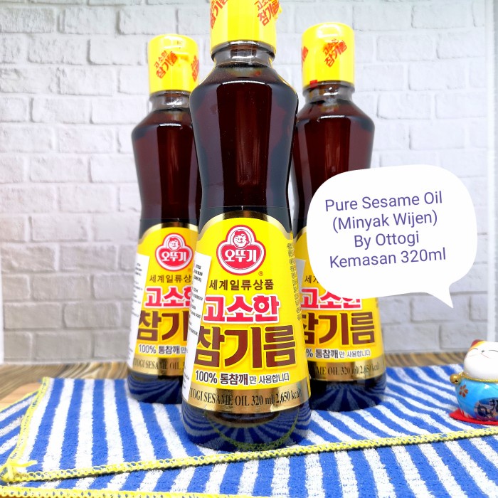 

Fe01Gg Ottogi Sesame Oil Pure 100% Komposisi Korean/ Minyak Wijen Murni Korea F30E1F111