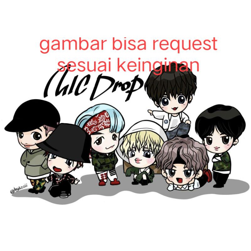 

POSTER DAN STIKER DINDING BAND / KPOP /ANIME A3 +