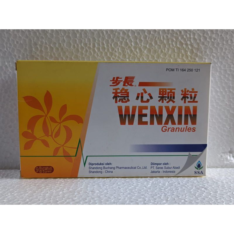 Buchang  wenxin granules ( OBAT JANTUNG)