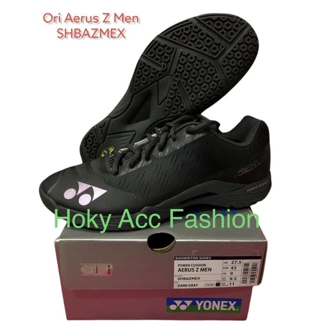 Sepatu Badminton Yonex Aerus Z Man - Aerus Z Men Black Original