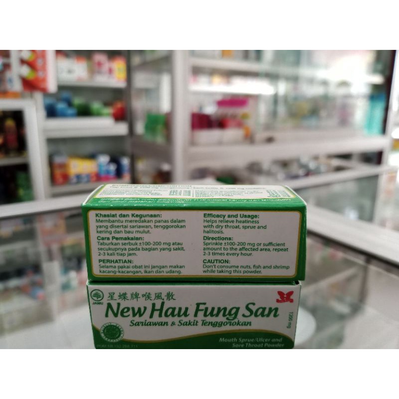 NEW HAU FUNG SAN | Obat Sariawan &amp; Sakit Tenggorokan