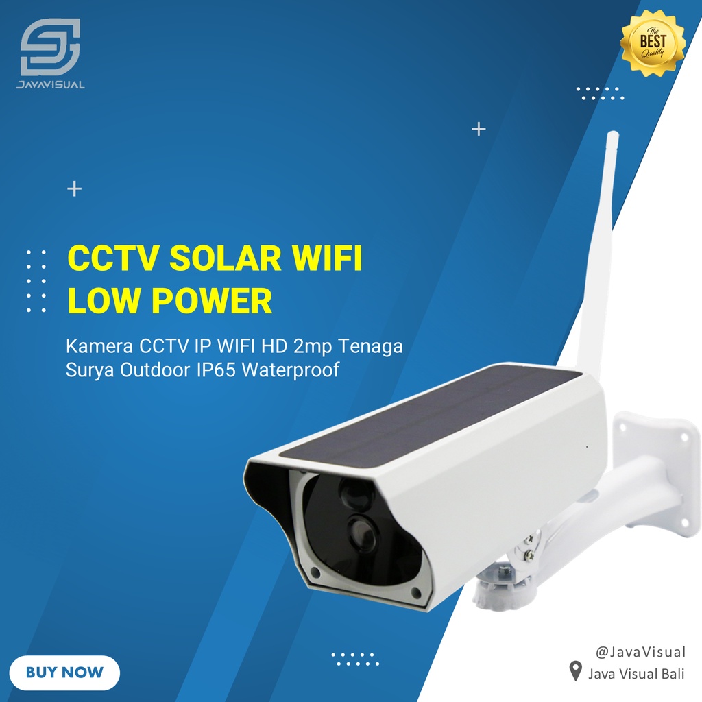 [JaVis] SOLAR IP CCTV 2MP WIRELESS WIFI OUTDOOR