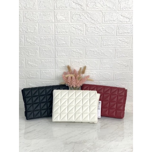 TAS WANITA Z298 QUILTED CHAIN STRAP SHOULDER BAG/ Zara bag