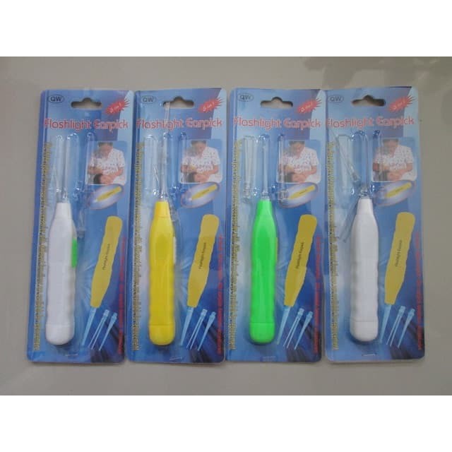 Korek Kuping LED Nyala Lampu Senter Terang / Flashlight Earpick