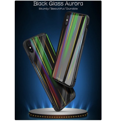 Case Samsung A20 Glass Aurora Softshell TPU premium