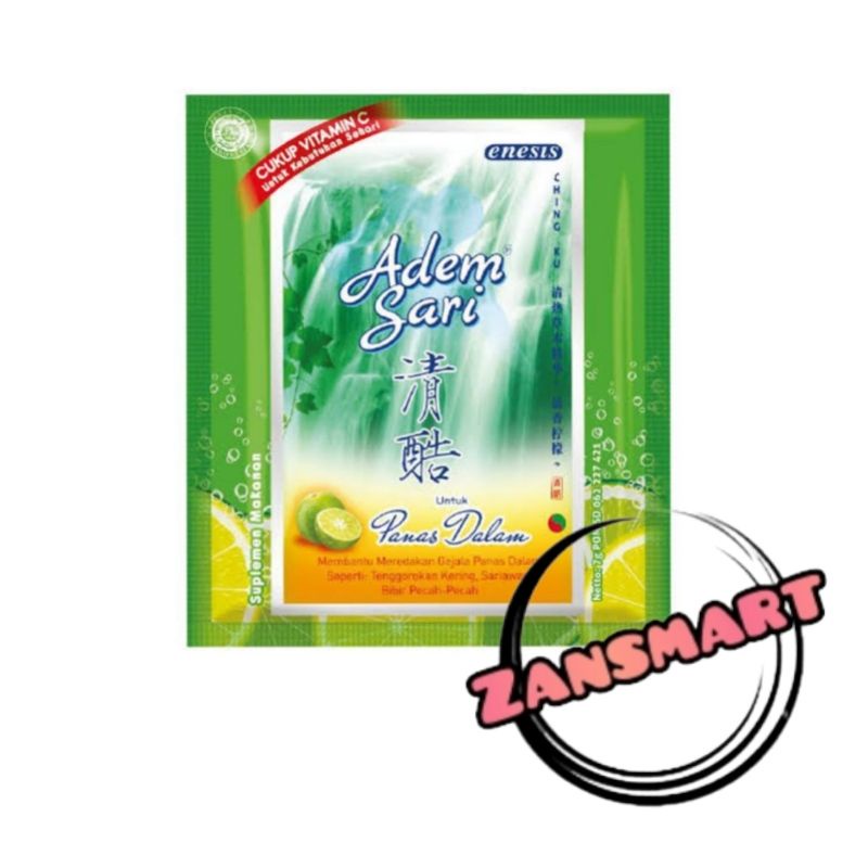 

Adem Sari Sachet ecer satuan / 1 pak isi 24 harga grosir