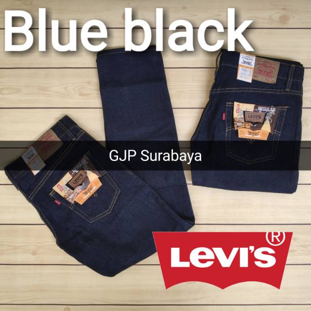 celana kerja pria jeans denim panjang size 27 - 38