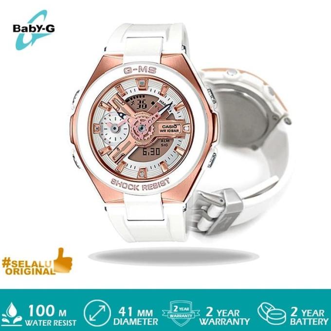 Jam Tangan Casio Baby-G MSG-400G-7ADR/MSG 400G 7ADR/MSG 400G barang ada