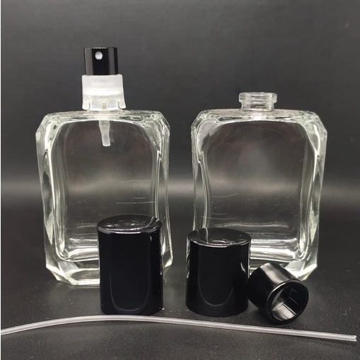 Botol parfum V32408 50ml easypump+Ring+tutup nonfull perpcs