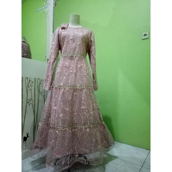 Gamis Brukat Ratu by MM free masker
