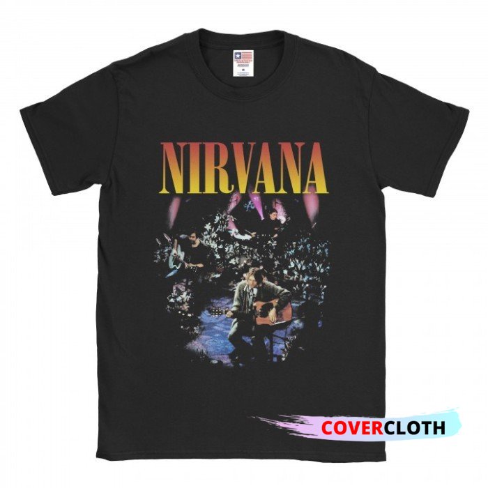T-Shirt Baju Kaos Band Nirvana Unplugged
