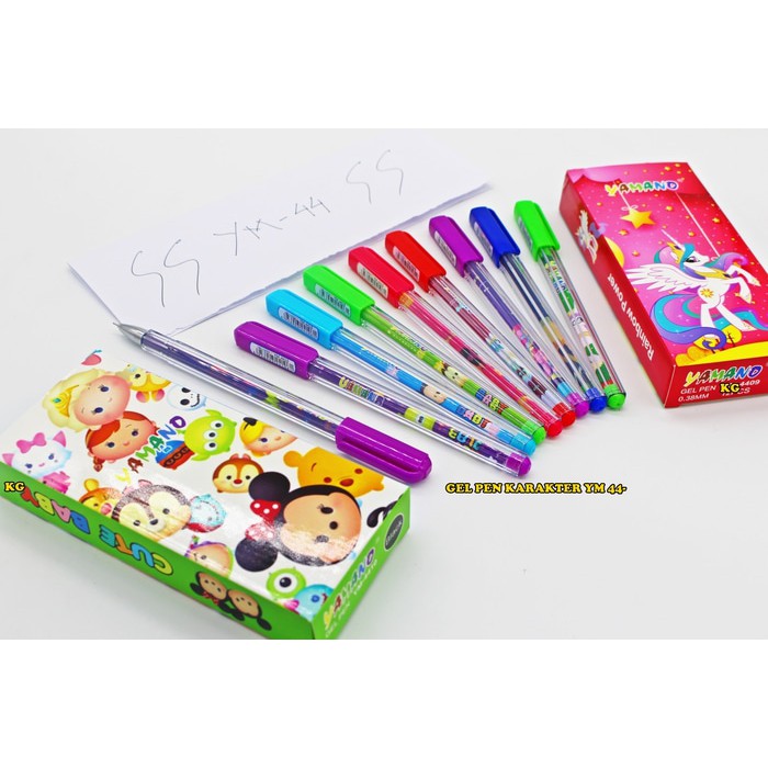 

HOT PROMO GELPEN YAMANO GP-YM-44 PULPEN GEL KARAKTER 0.38MM TSUM TSUM PONY TERMURAH