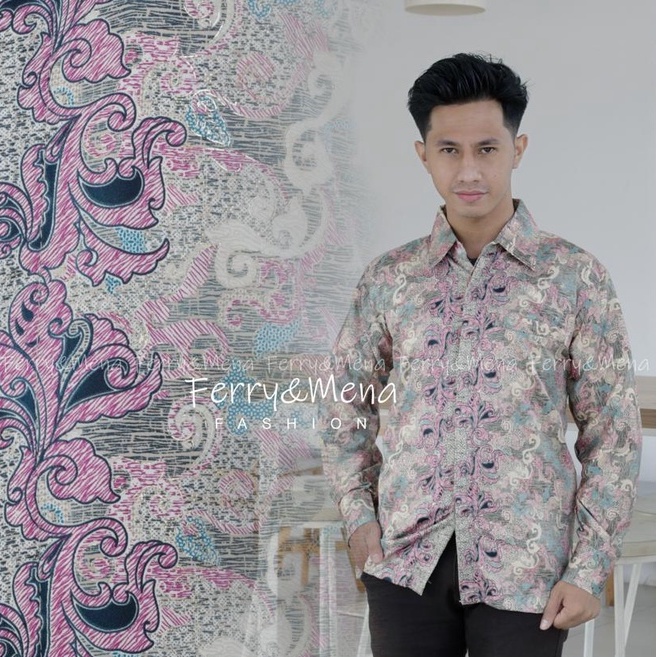 HN MODE 2 - Kemeja batik motif terbaru / kemeja batik modern / hem pesta / kantor