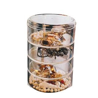  Kotak  Tempat Menyimpan Perhiasan Model  Transparan Dapat Berputar Serba Guna  Shopee Indonesia