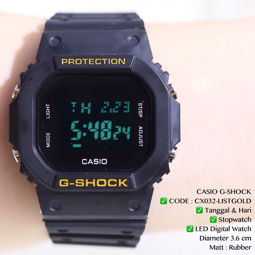 Jam tangan Casio Baby Gshock 5600 digital termurah grosir ecer anti air fashion cewek wanita CX060