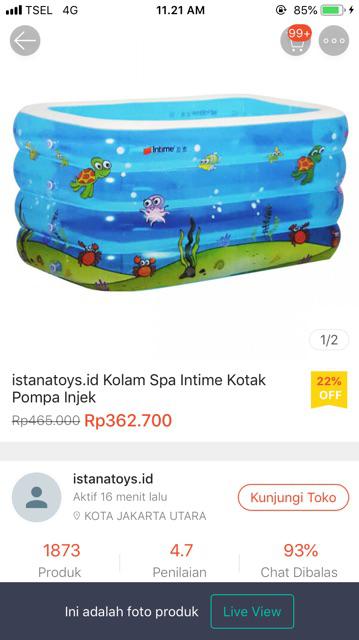 Id Kolam Spa Intime Kotak Tanpa Pompa
