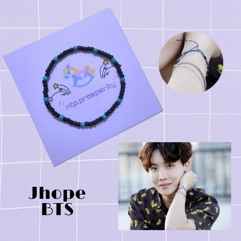 BTS (Jhope) Beads Bracelet / Gelang idol korea