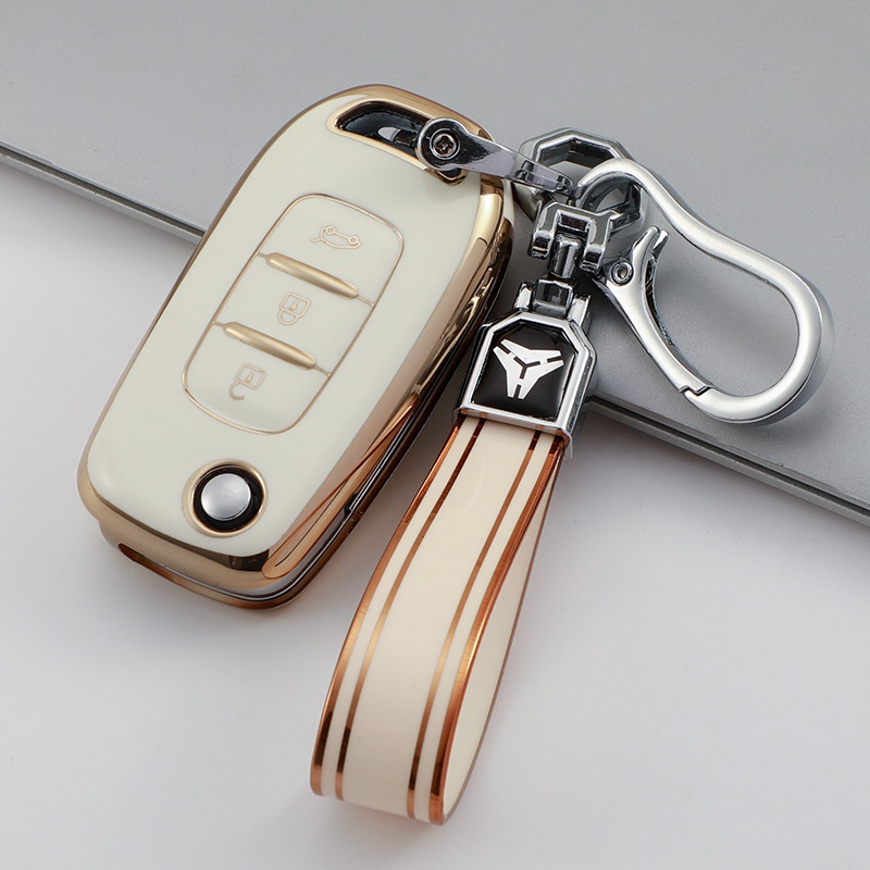 Casing Kunci Mobil Keyless 3 Tombol Untuk Renault Kadjar Captur Simbol Koleos Megane 2016 2017 2018