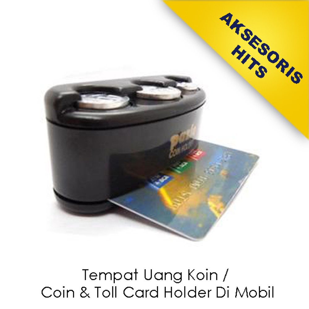 Tempat Koin Mobil /  Tempat Coin &amp; Toll Card Holder Mobil