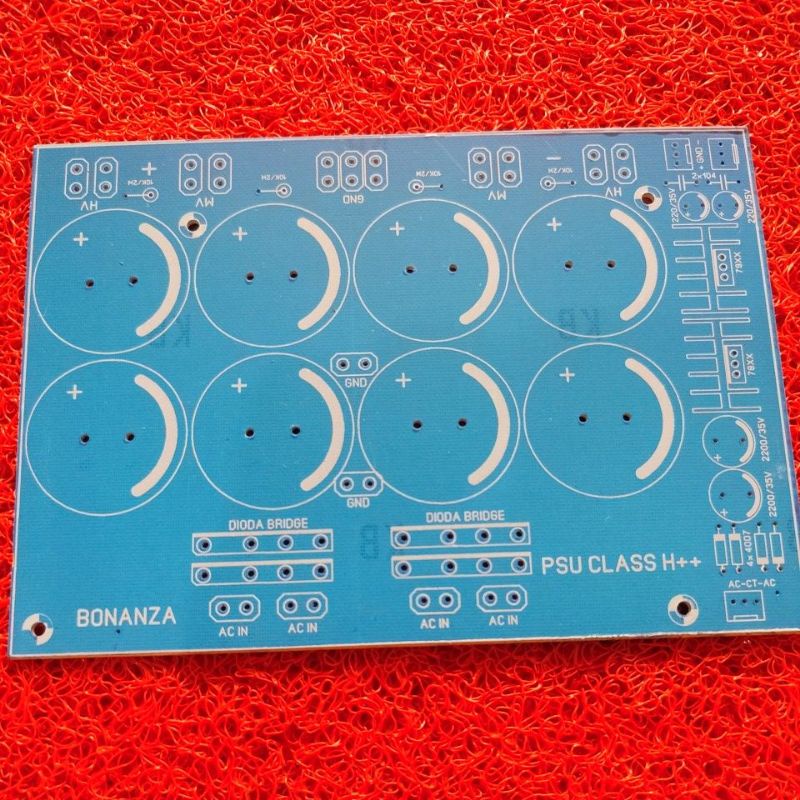 Pcb psu 12 elko class H bahan pcb fiber