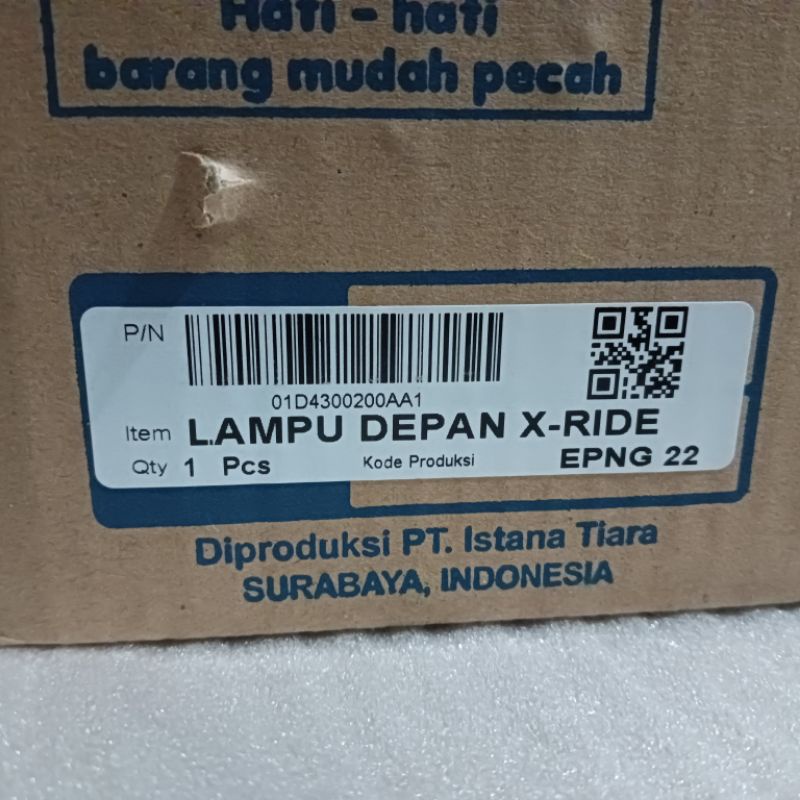 REFLEKTOR LAMPU DEPAN X-RIDE IMITASI WIN