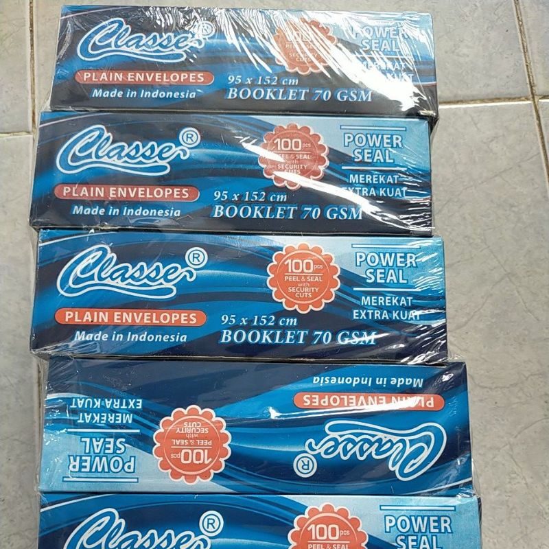 

Amplop Clase 70 gsm ukuran 95 x 152