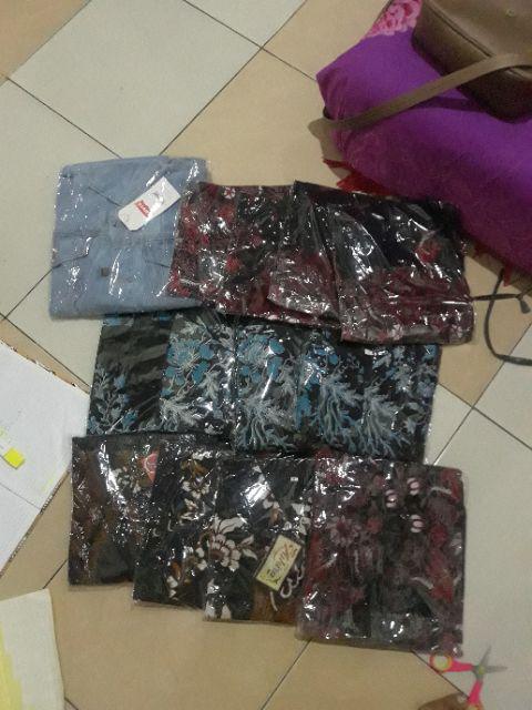 Ready Super Jumbo Batik Jumbo Couple Batik Sarimbit Gamis 3l 4l 5l 6l Seragam Pesta Multazam