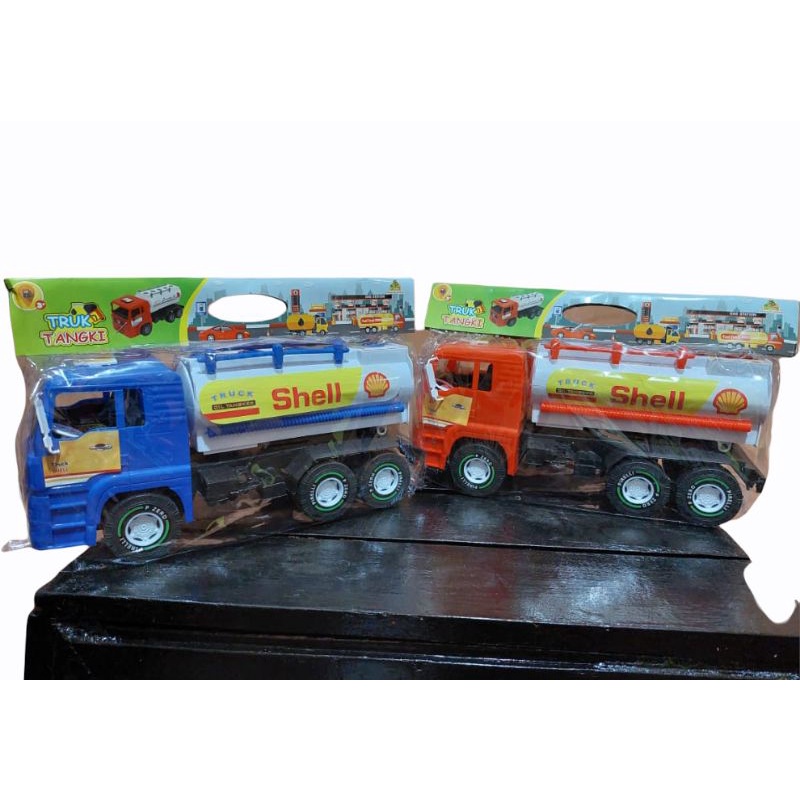 MAINAN MOBIL TRUK TANGKI BENSIN SHELL / MOBIL TRUK TANGKI SHELL 6002