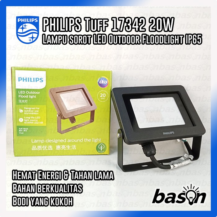 PHILIPS 17342 LED Flood Light Tuff 20W  - myGarden