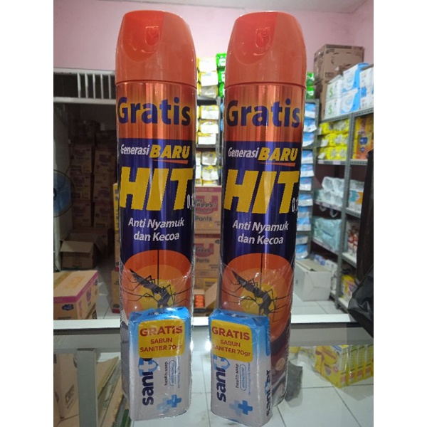 HIT ORANGE 600ML GRATIS SABUN SANITER 75GR
