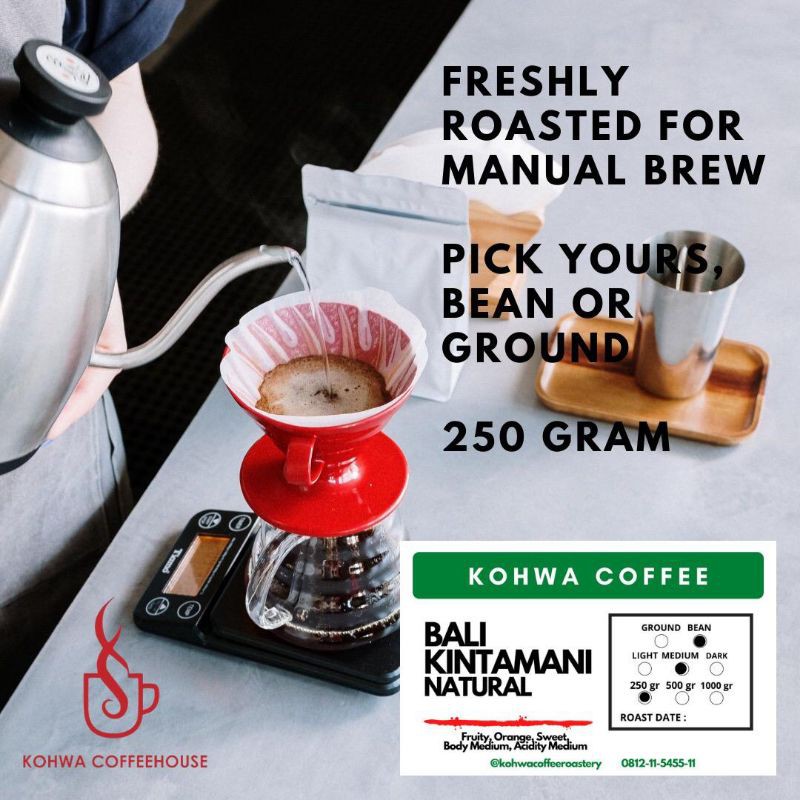 

Single Origin Arabica Bali Kintamani Natural 250 gram